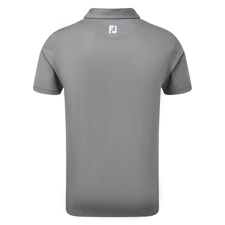 Polo FootJoy Micro Jacquard Charcoal