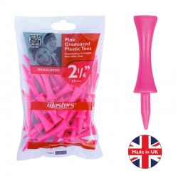 Plastic Graduated Tees 2 ¼" x 25 Pink