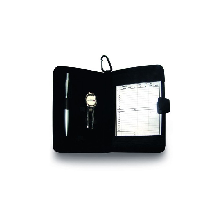 Set Tarjetero Piel - Arreglapiques + Marcador + Bolígrafo