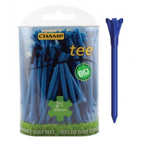 69MM (30PK) CHAMP FLYTEE BLUE