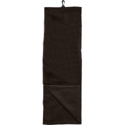 Black 3 Fold Golf Towel 2
