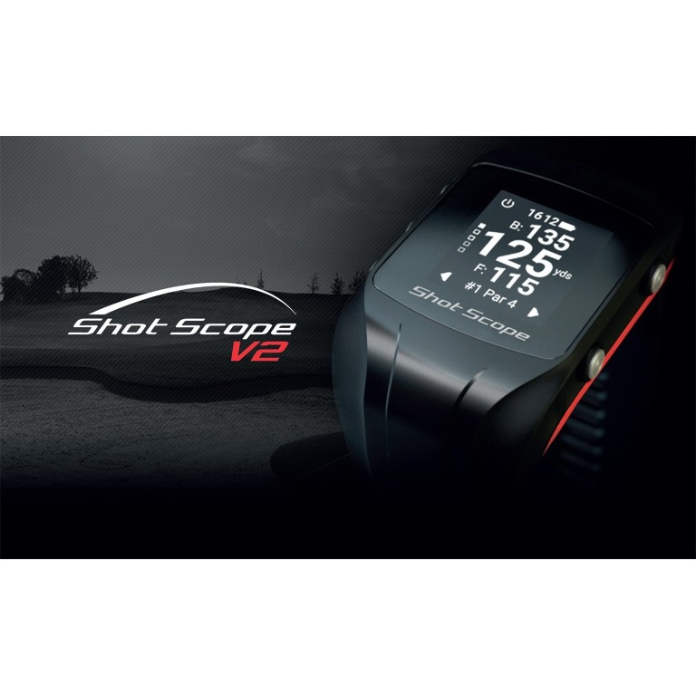 SHOT SCOPE v2 GPS & PERFORMANCE TRACKING GOLF WATCH