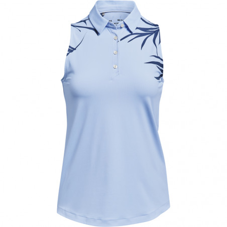 Polo Under Armour Lady sin mangas Isotope Chill