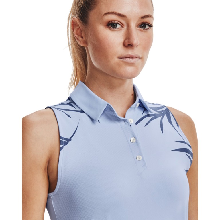 Polo Under Armour Lady sin mangas Isotope Chill