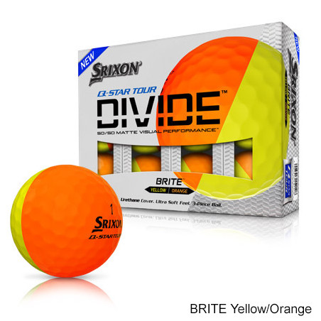 Bolas Srixon Q-STAR TOUR DIVIDE Naranja-Amarillo