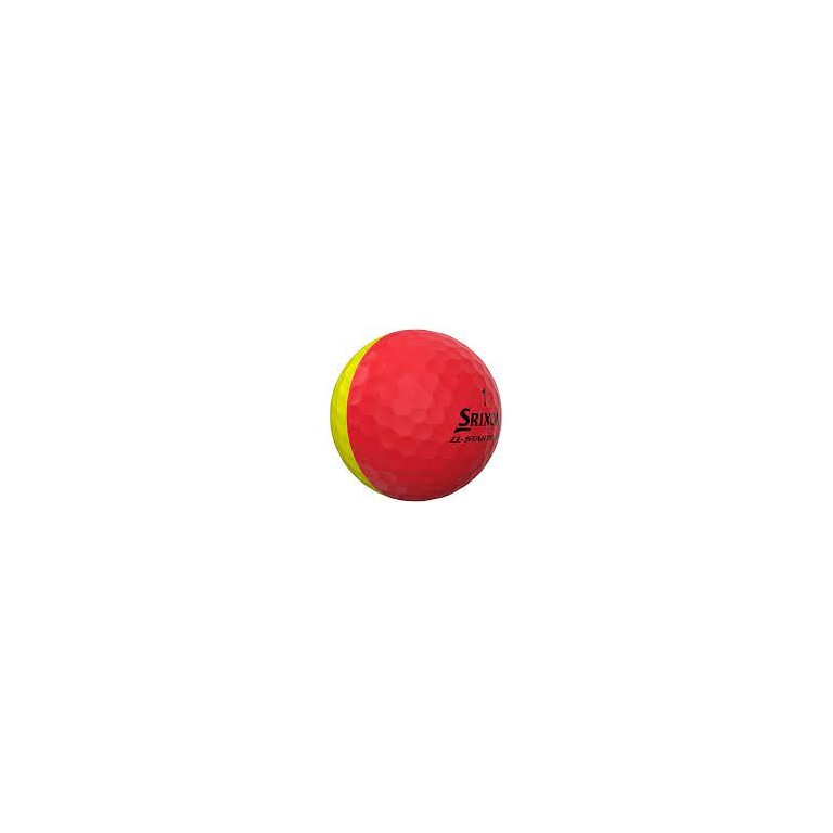 Bolas Srixon Q-STAR TOUR DIVIDE Rojo-Amarillo