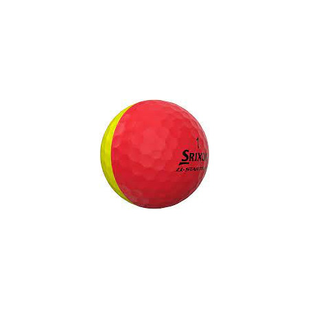 Bolas Srixon Q-STAR TOUR DIVIDE Rojo-Amarillo