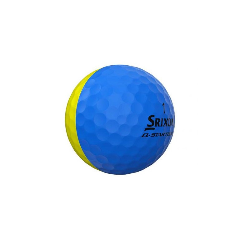 Bolas Srixon Q-STAR TOUR DIVIDE Azul-Amarillo
