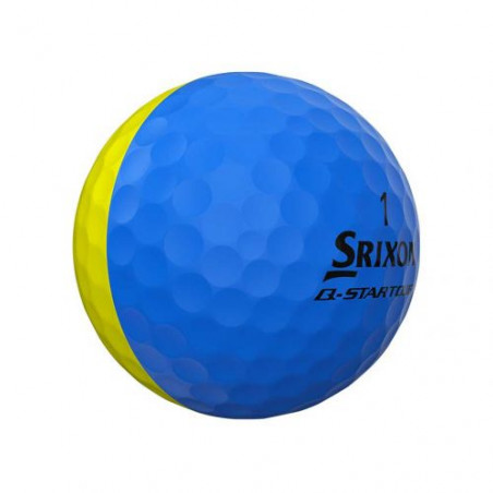 Bolas Srixon Q-STAR TOUR DIVIDE Azul-Amarillo