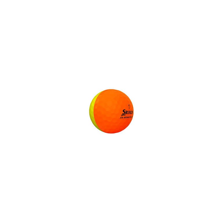 Bolas Srixon Q-STAR TOUR DIVIDE Naranja-Amarillo