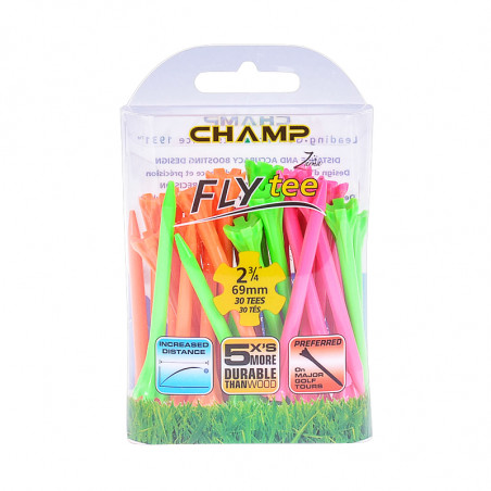 69MM (30PK) CHAMP FLYTEE GREEN Mixto