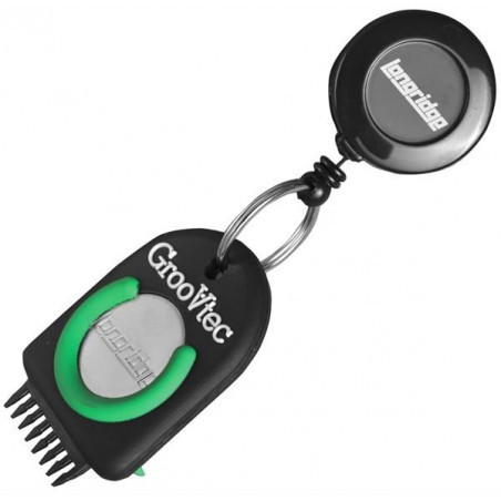 Cepillo Groovtec Multi-Pin Cleaner + Clip cinturón Verde