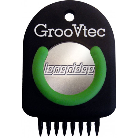 Cepillo Groovtec Multi-Pin Cleaner + Clip cinturón Verde
