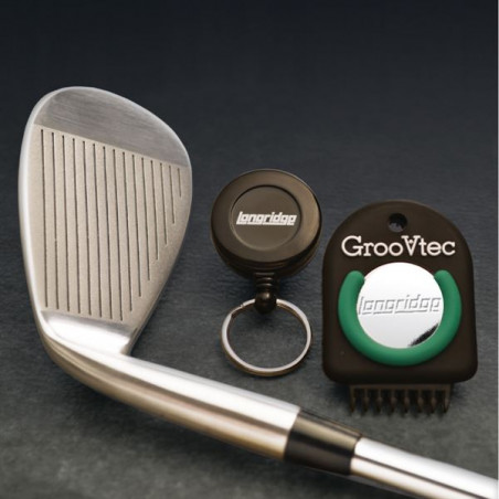 Cepillo Groovtec Multi-Pin Cleaner + Clip cinturón. Amarillo