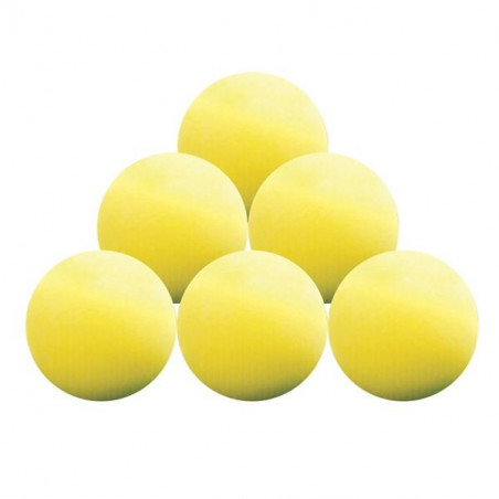 Bolas prácticas FOAM Amarillo x6