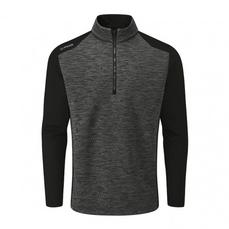 Jersey Midlayer Ping MELLOR Gris Asphalt & Negro