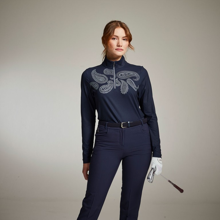 Midlayer Ping Lady Ainsley Navy/Pristine