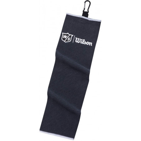 Toalla Wilson Tri Fold Microfibra Técnica negra