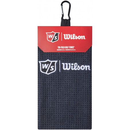 Toalla Wilson Tri Fold Microfibra Técnica negra