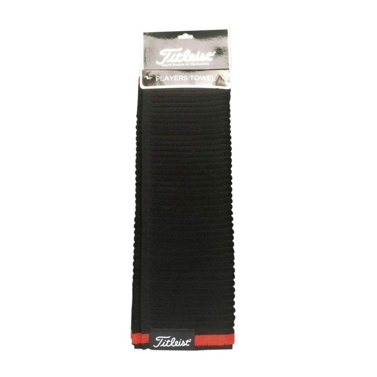 Toalla Titleist Players Microfiber Towel negra
