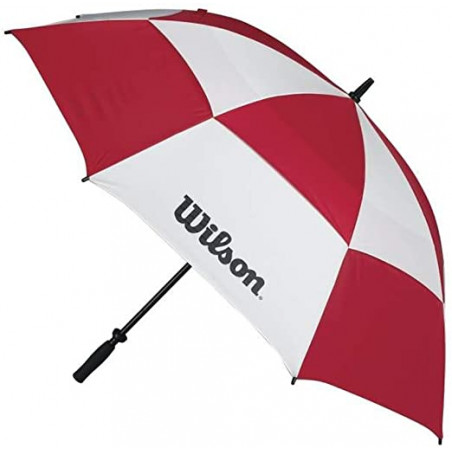 Paraguas Golf Wilson Staff Dobe Capa Blanco Rojo 62"