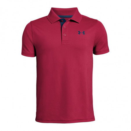 Polo Golf Junior Performance Under Armour Rojo