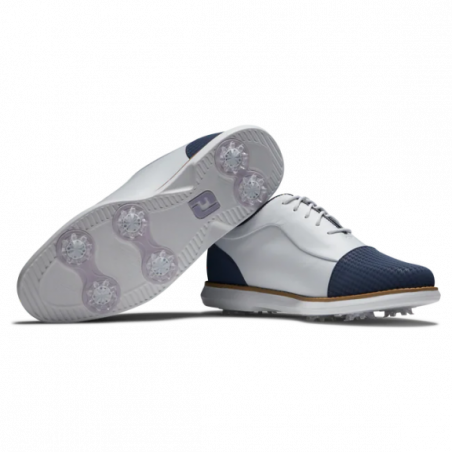 Zapatos FootJoy Traditions Lady Blanco/Azul