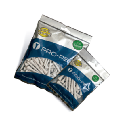 Tees Madera Premium 54 MM  Blanco 20 ud.