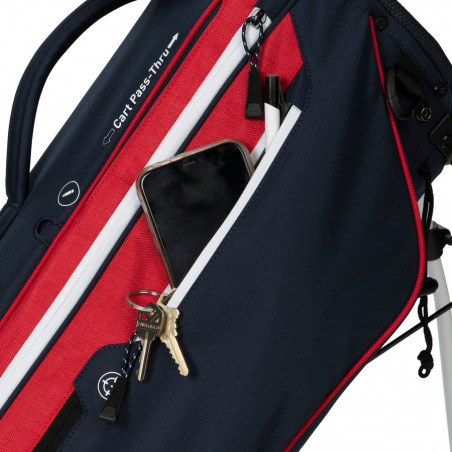 Bolsa Cobra Golf Ultralight Pro Stand Bag Azul/Rojo/Blanco