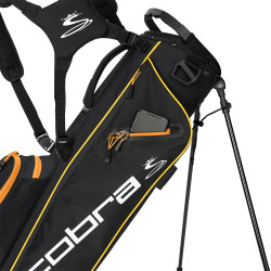 Bolsa Cobra Golf Ultralight Sunday negro/naranja/amarillo