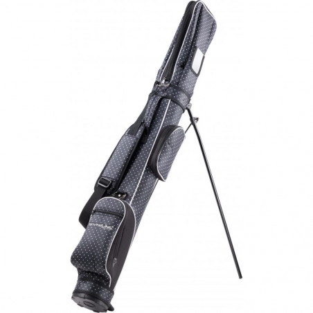 Bolsa SilverLine Standbag con trípode Sunday Schwarz NEGRA topo blanco