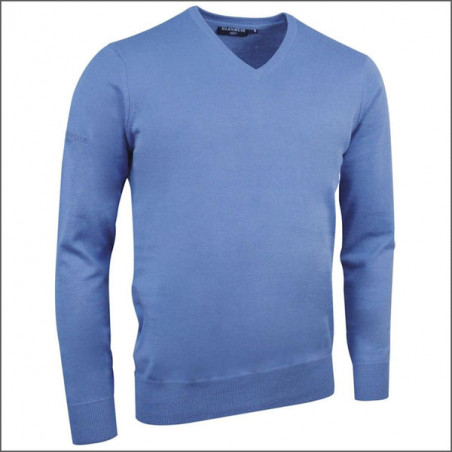 Jersey Glenmuir EDEN V NECK COTTON SWEATER