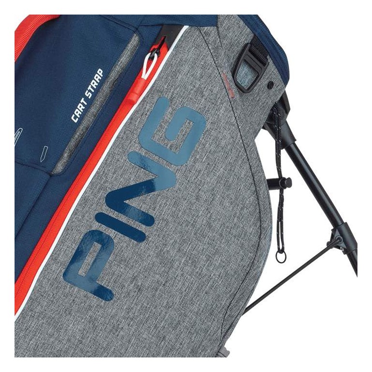 Bolsa Ping Hoofer Lite Heather Grey/Navy/Scarlet