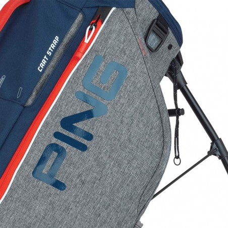 Bolsa Ping Hoofer Lite Heather Grey/Navy/Scarlet