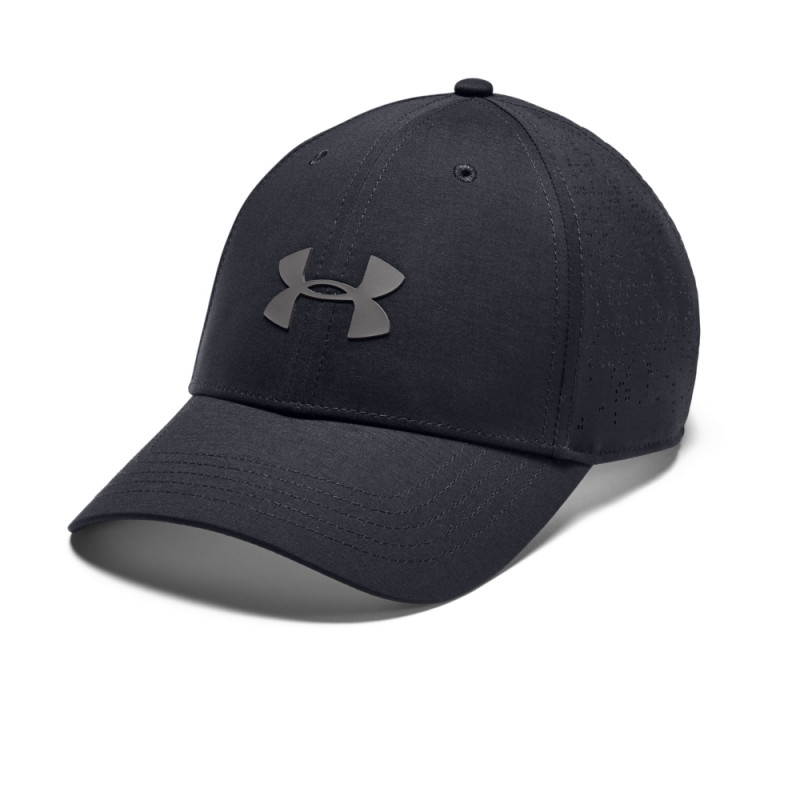 Under Armour Isochill Elevated Golf Cap-Black / Jet Gray