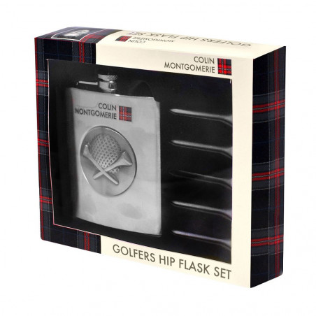 Petaca para golfistas - Golfer Hip flask Colin Montgomerie