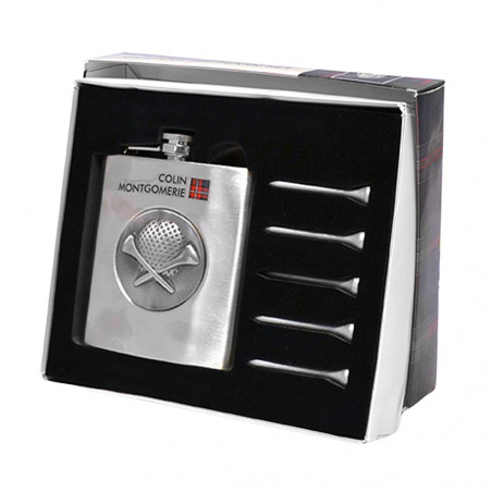 Petaca para golfistas - Golfer Hip flask Colin Montgomerie