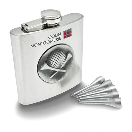 Petaca para golfistas - Golfer Hip flask Colin Montgomerie