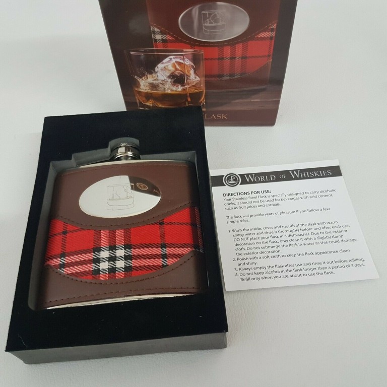 Petaca para golfistas - Golfer Hip flask World of Whiskies