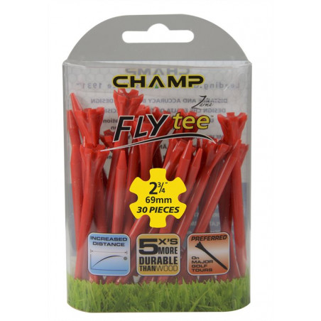 69MM (30PK) CHAMP FLYTEE Red