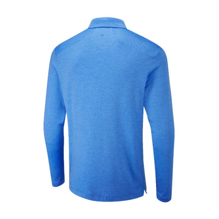 Polo Ping ANGUS Golf Manga Larga Azul Francés