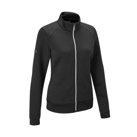 Midlayer Ping AGATHA Lady Negro Full-Zip Fleece Mid-Layer in Black
