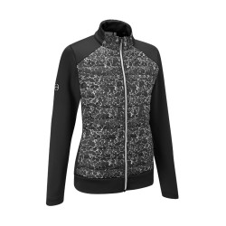 Ping Ladies Printed Hybrid Jacket in Black Multi