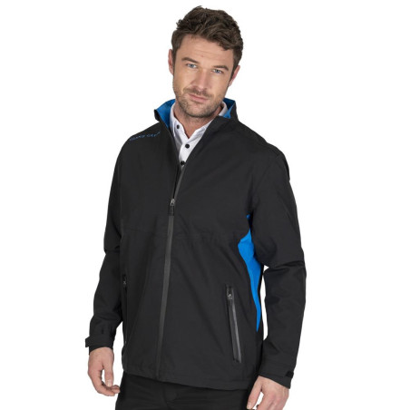 Chaqueta de Agua WATERPROOF Stretch Negro/Turq