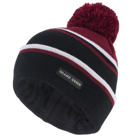 Set Gorro Invierno + Neck Térmica Negro Rojo