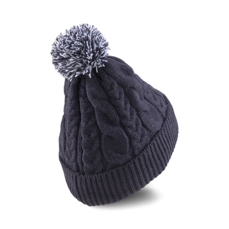 Gorro Invierno Borla Puma Golf Navy