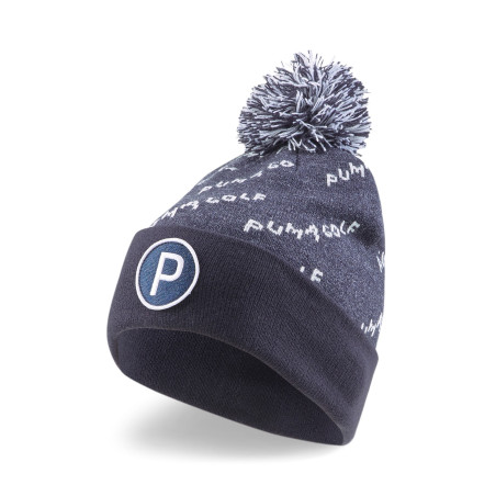 Gorro Invierno Renovable Pom Puma Golf Navy