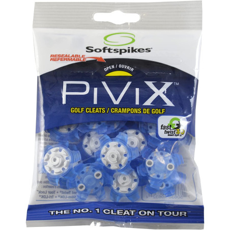 Tacos Softspikes Pivix Fast Twist 3.0 Azul/Blanco