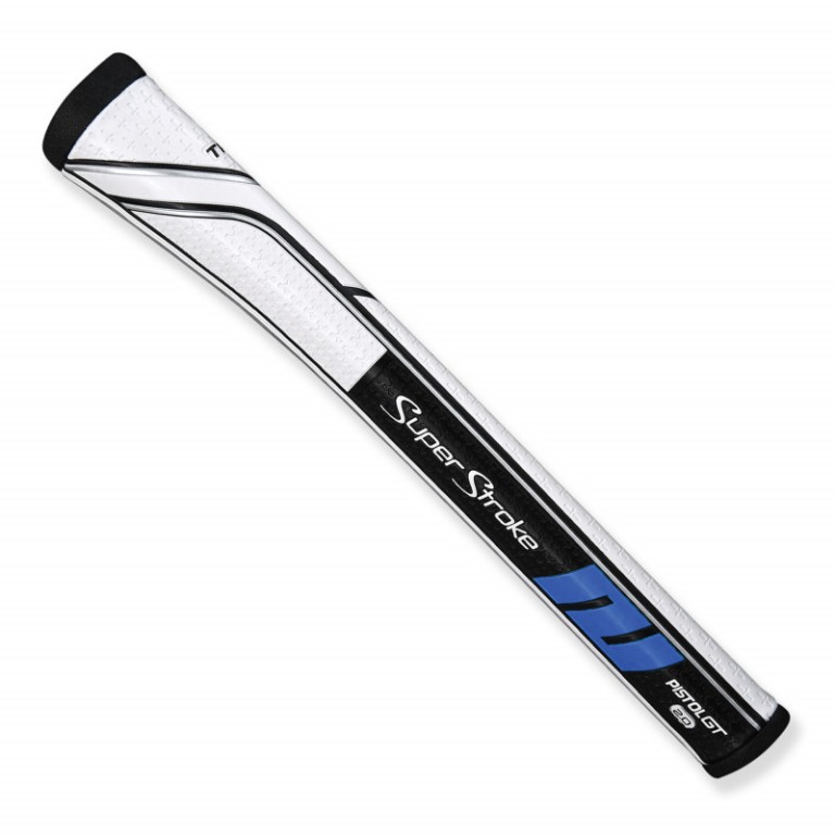 Grip Putter Traxion Pistol GT 2.0 Blanco Azul Negro