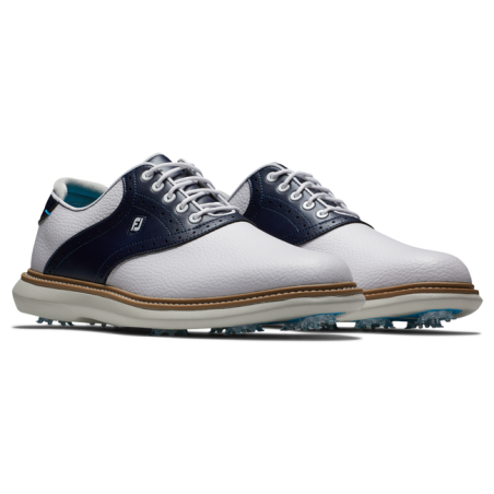 Zapatos Nuevo FootJoy TRADITIONS Blanco/Azul